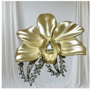 Nolan Miller Orchid Brooch
